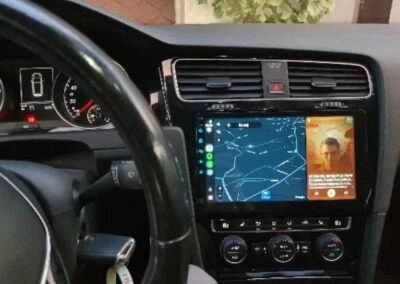 Autoradio Android 10" 2DIN per Golf 7 2012-2020 CarPlay GPS WiFi BT 2+32GB - Immagine 1 di 4