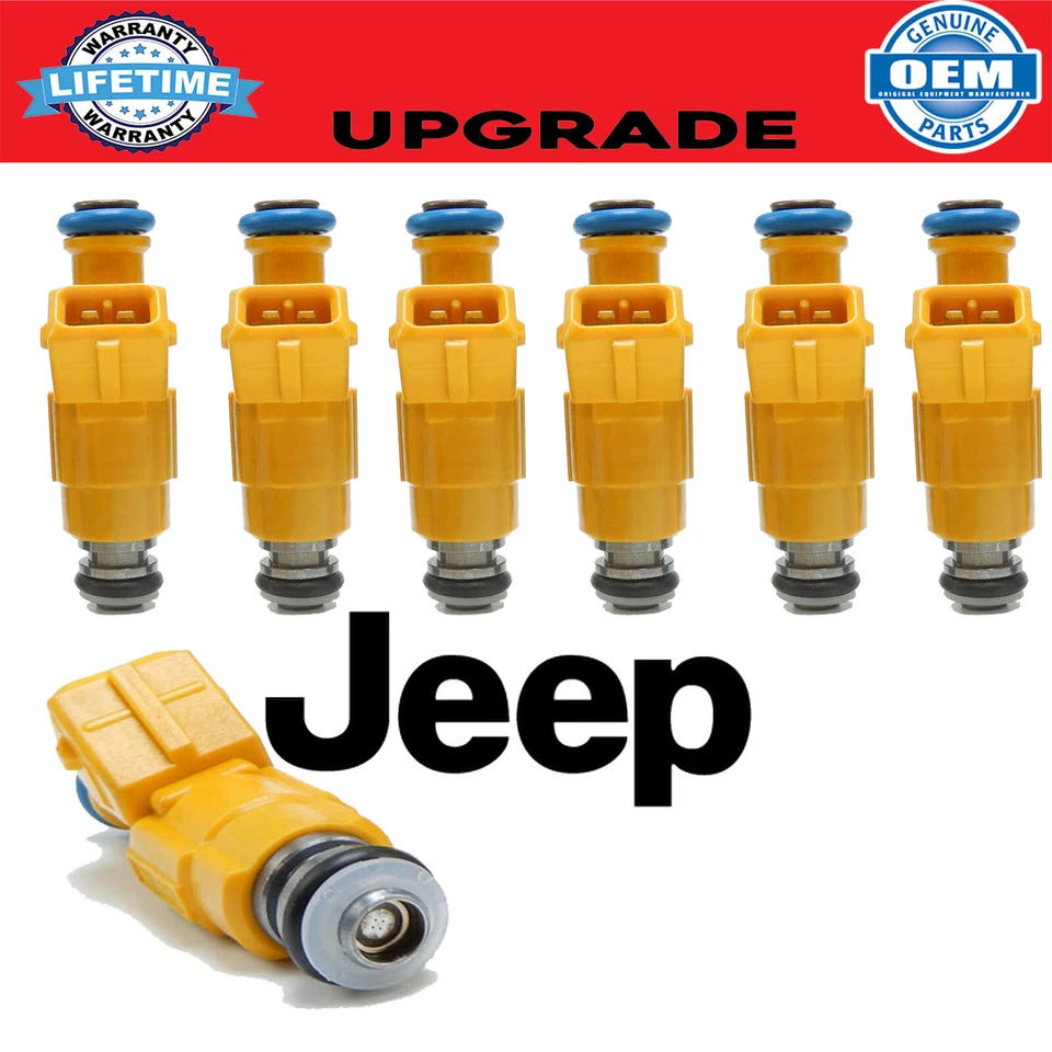 ¡¡ACTUALIZACIÓN X6!! INYECTORES DE COMBUSTIBLE BOSCH 87-97 JEEP GRAND CHEROKEE 4,0 L 19 LB EV1  Foto 1 de 1
