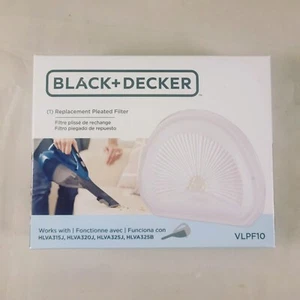 Black + Decker Replacement Pleated Filter - #VLPF10 - New - Picture 1 of 1