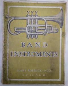 VTG 1904 SEARS & ROEBUCK BAND INSTRUMENT CATALOG MARCEAU DUPONT PROFESSIONAL L - Picture 1 of 6