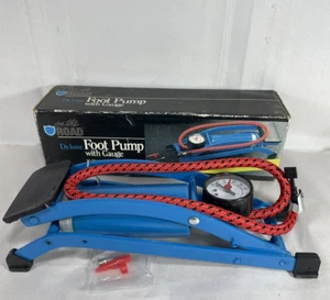 Vintage Bicycle Tire Foot Pump New Old Stock Motorcycle Car Ball Garage - Picture 1 of 11