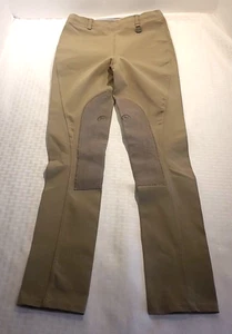 Ovation Breeches Beige Riding Equestrian Pants Girls Size 10 - Picture 1 of 4