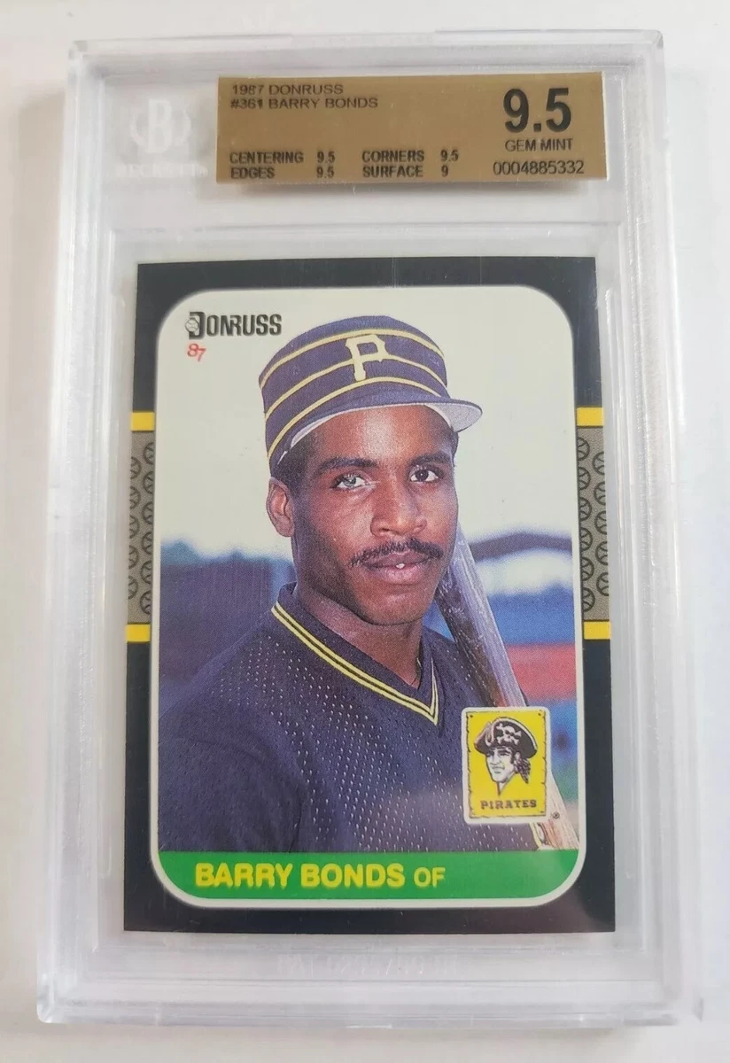 1987 Donruss Barry Bonds Baseball Trading Cards & Accessories for