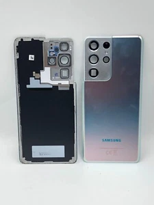 Genuine Samsung Galaxy S21 Ultra Rear Battery Back Cover Camera Len SM-G998B - Picture 1 of 4