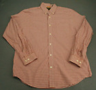 Timberland Shirt Adult 2XL XXL Brown Plaid Long Sleeve Button Up Casual Mens