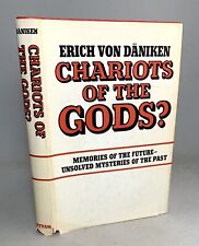 Chariots Of The Gods-Erich von Daniken-SIGNED!-Book Club Edition w/ Org DJ-RARE!
