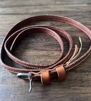 Hollister женщин из натуральной кожи коричневый ремень с украшениями размер M/L - Изображение 1 из 4