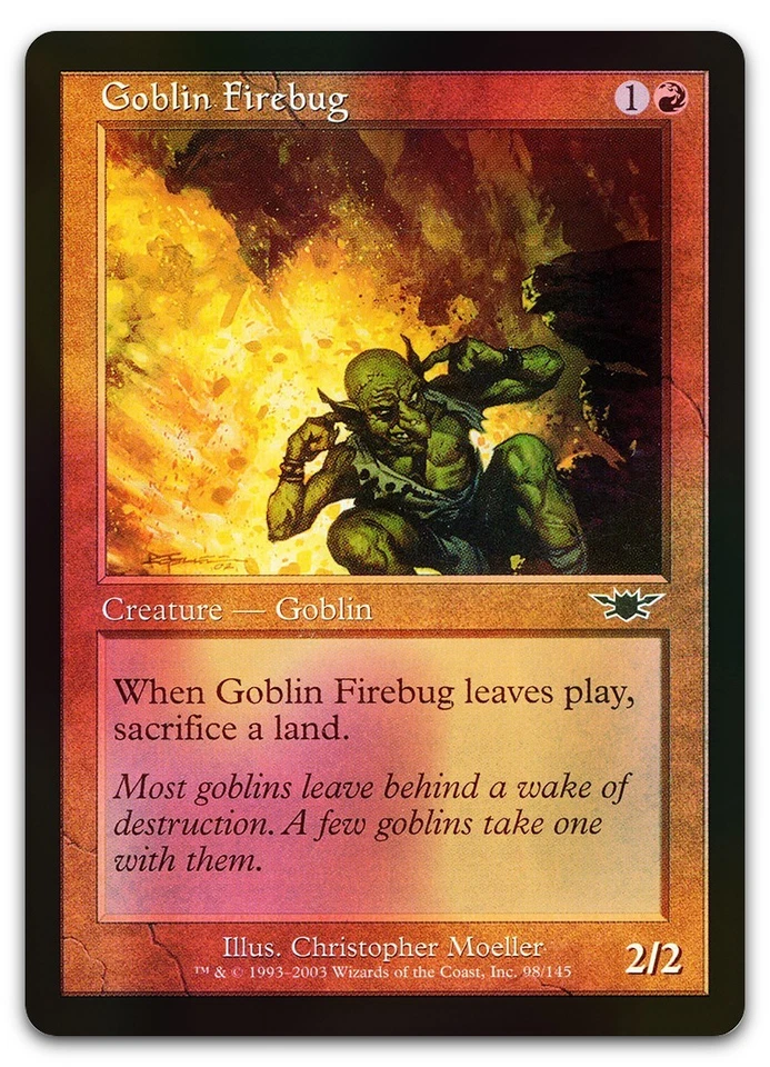 Goblin Firebug #98 (Foil) (LP) Legions LGN Magic MTG - Image 1 of 1