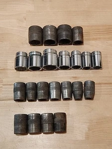 🇺🇸 VINTAGE BLACKHAWK 1/2" STECKSCHLÜSSEL SET BESTEHEND AUS 22 🔥 KOSTENLOSER VERSAND  - Bild 1 von 24