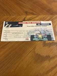 GRAND PRIX Canada 1996 F1 Ticket- Formula 1- Montreal- Racing - Vtg - Picture 1 of 3