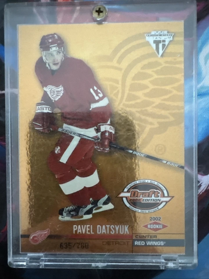 01-02 Pacific Private Stock Titanium Draft Edition - Pavel Datsyuk #126 /780 RC - Image 1 of 2