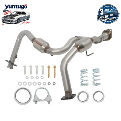 Y Pipe Catalytic Converter Set For Jeep Commander 2006 2007-2009 4.7L Front Side Foto 1 de 4