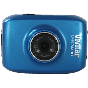 Vivitar HD Action Waterproof Camera / Camcorder - Blue DVR783HD-BLU - Picture 1 of 12
