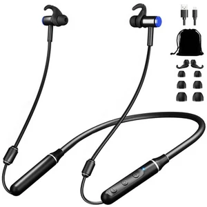 Air Tube Bluetooth Kopfhörer, Nackenbügel Kabellose Airtube Kopfhörer EMF Frei mit... - Bild 1 von 7