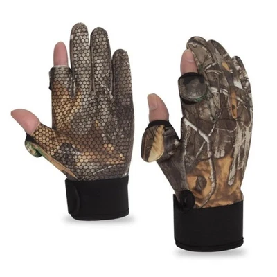 1 Pair Anti Cut Fishing Gloves Waterproof Two Finger Outdoor Cycling Sports Prot - Image 1 of 4