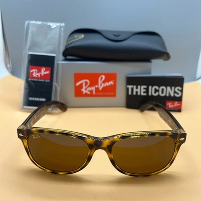 Ray-Ban RB2132 BRAUN NEW WAYFARER Unisex SUNGLASSES - Bild 1 von 4