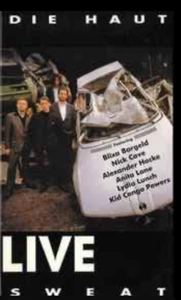 Die Haut - Live Sweat (VHS,1994) VERY RARE w appearances by Nick Cave Blixa Lane Foto 1 de 1