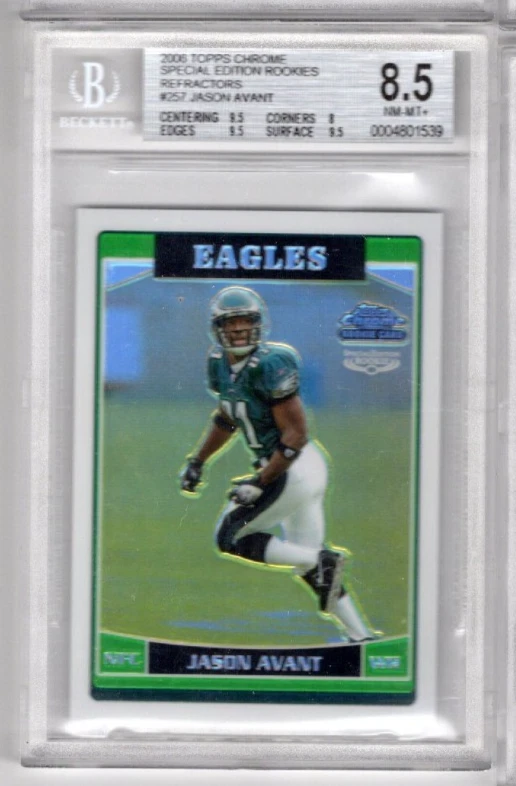 2006 JASON AVANT Topps Chrome Special Edition Rookie Refractor #257 BGS 8.5 - Image 1 of 1