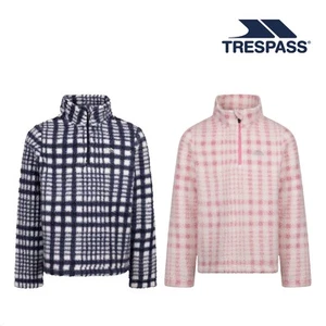 Trespass Unisex Kids All Over Print Half Zip Fleece Top - Booker - Picture 1 of 14