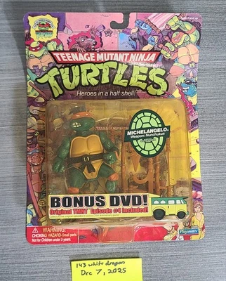 Teenage Mutant Ninja Turtles Playmates 25 Aniversario Donatello Y DVD NUEVO Foto 1 de 4