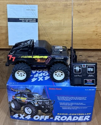 Vintage Radio Shack 4x4 Off Roader Radio Controlled V8 Wild 77 RC Truck W/Box - Image 1 of 4