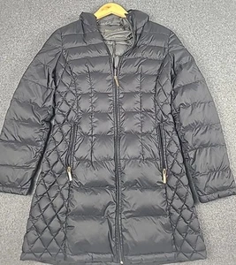 Michael Kors Down Puffer Jacket Women Packable  Quilted Black Womens Size Small - Picture 1 of 8