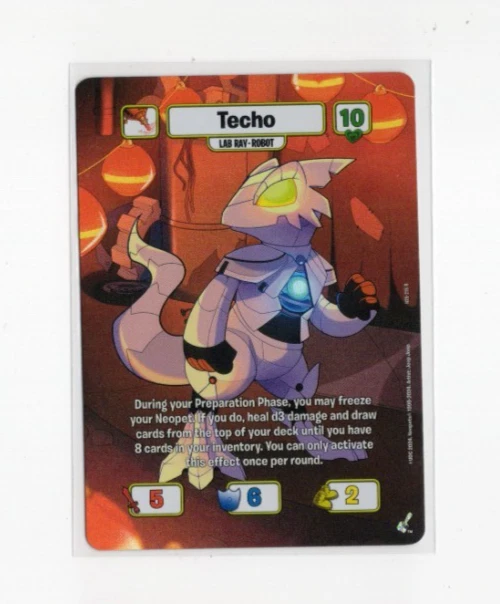 Foil - Neopets Battledome TCG 25th Anniversary Lab Ray Robot Techo - Image 1 of 1