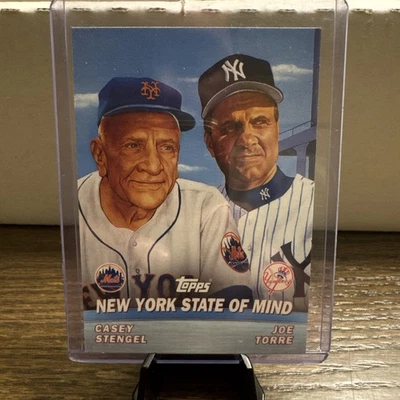 2000 Topps Combos #TC10 Casey Stengel Joe Torre Estado de la Mente de Nueva York Foto 1 de 2