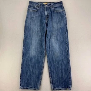 Vintage Silvertab Levi's Jeans Herren 33x32 Baggy blau dunkle Waschung locker Y2K Skater - Bild 1 von 15