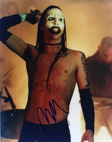 Marilyn Manson Autograph Eat Me, Drink Me Born Villain Rock Autograph Cover