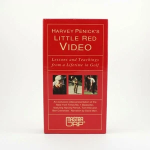 Harvey Penick’s "Little Red Video" VHS Tape by Master Grip - Picture 1 of 5
