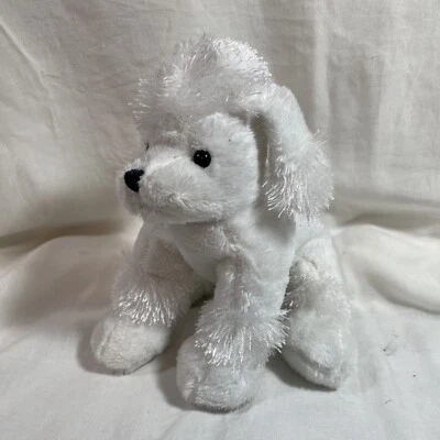 Ganz Webkinz Poodle Plush White Shaggy Puppy Dog Stuffed Animal No Code - Image 1 of 4
