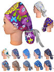 Nurse Cap Printed Butterfly Hat Operation Headgear Hat Bandanna Breathable Soft)