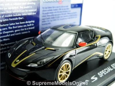 CORGI LOTUS EVORA S SPECIAL EDITION MODEL CAR 1:43 SCALE CC56501 BLACK K8 - Image 1 of 4