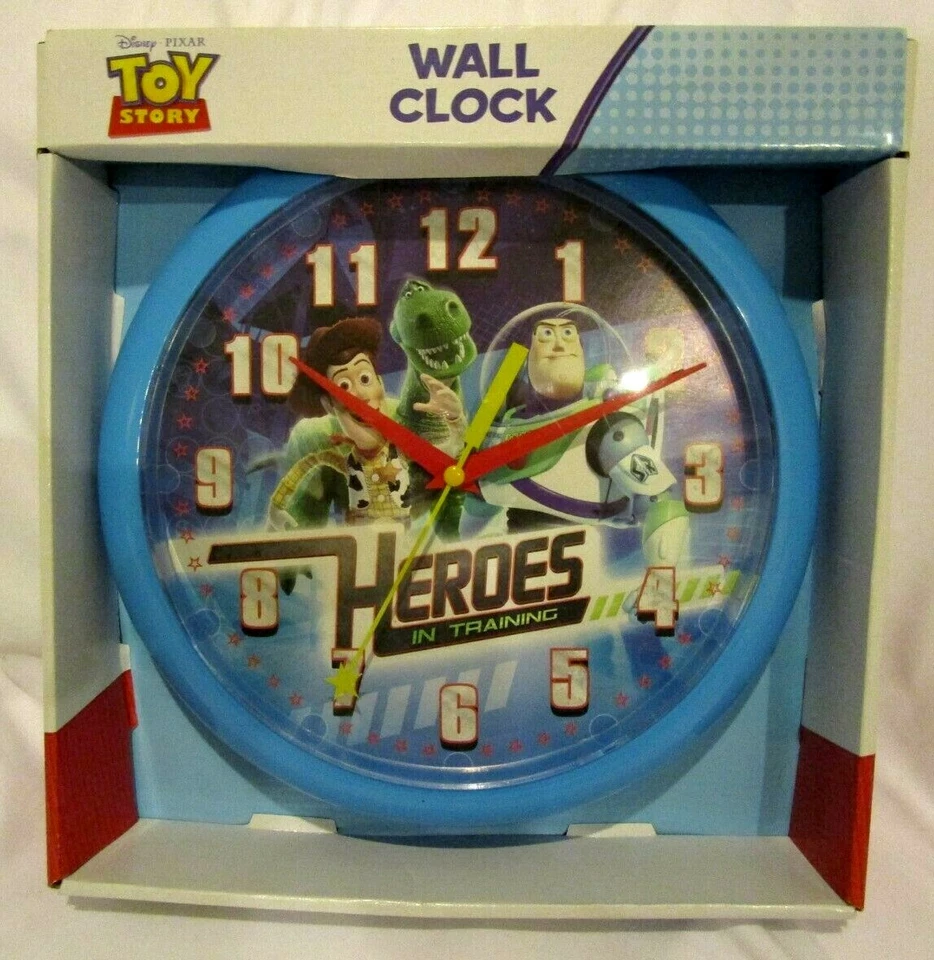 Disney Toy Story Woody Rex Buzz Light Light Year 10" WALL Clock -Brand new! - Image 1 of 1