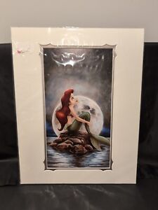 Disney Parks WonderGround Little Mermaid Ariel 14 x 18 inch Print Darren Wilson
