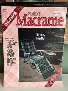 1986 Plaid's Macrame sièges livre de projet