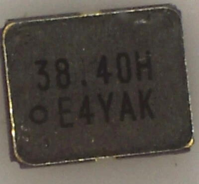 20 Epson 38.4 MHz crystal oscillator X1G0036410016 SG211SEE SMD 2x2.5mm 38.40H - Image 1 of 4
