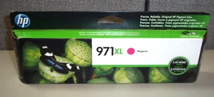 Genuine HP 971XL High Yield Original Magenta Ink Cartridge | CN627AM NEW- SEALED - Picture 1 of 2