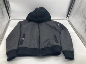 Boys Urban Republic Winter Jacket Fleece Lining L 14/16 Pockets Black/gray - Picture 1 of 12