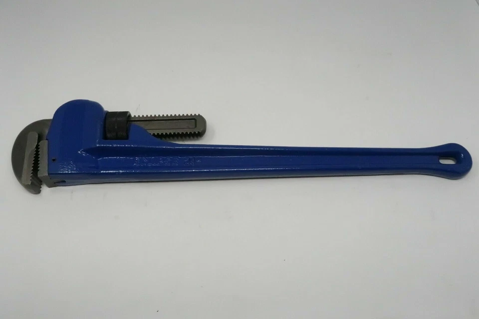 Eclipse Tools ELPW24 24" Leader Pattern Pipe Wrench, Blue ENGLAND - Image 1 of 4