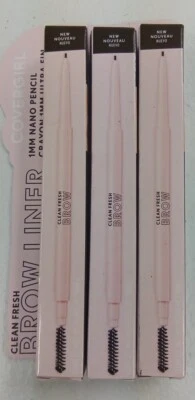 3 Covergirl Clean Fresh Delineador de Cejas 1MM Nano Lápiz de Cejas #500 Marrón Medio Foto 1 de 3