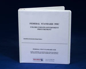 LIBRO DE ESPECIFICACIONES FED-STD-595C (Edición Clásica Plus) + Fan Deck FED-STD-595C de bonificación - Imagen 1 de 9