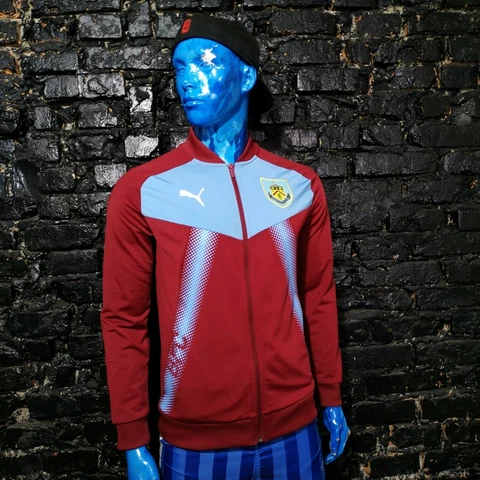 Burnley The Clarets Training Jacket With Zipped Multicolor Puma Polyester Mens M Cover