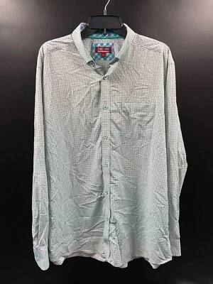 Camisa Johnson & Murphy XC4 Para Hombre Extreme Comfort Verde Manga Larga Talla L Algodón Foto 1 de 4