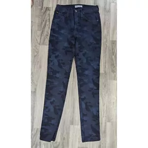 James Jeans Womens Size 28 High Class Skinny Camouflage Blue Denim Jeans - Picture 1 of 11