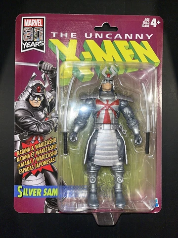 Marvel Legends Retro The Uncanny X-Men Silver Samurai Marvel 80 Years *NEW* Cover