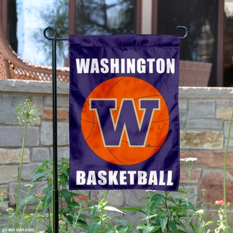 Washington Huskies Basketball Garden Flag and Yard Banner Cover