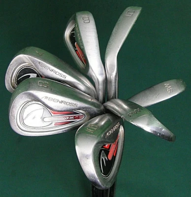 Set of 7 x Benross VX6 Irons 5-SW Extra Stiff Steel Shafts Golf Pride Grips - Image 1 of 4