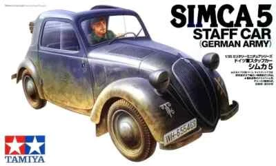 Tamiya 35321 Simca 5 Staff Car (German Army) Kit Montaggio 1/35 - Immagine 1 di 2
